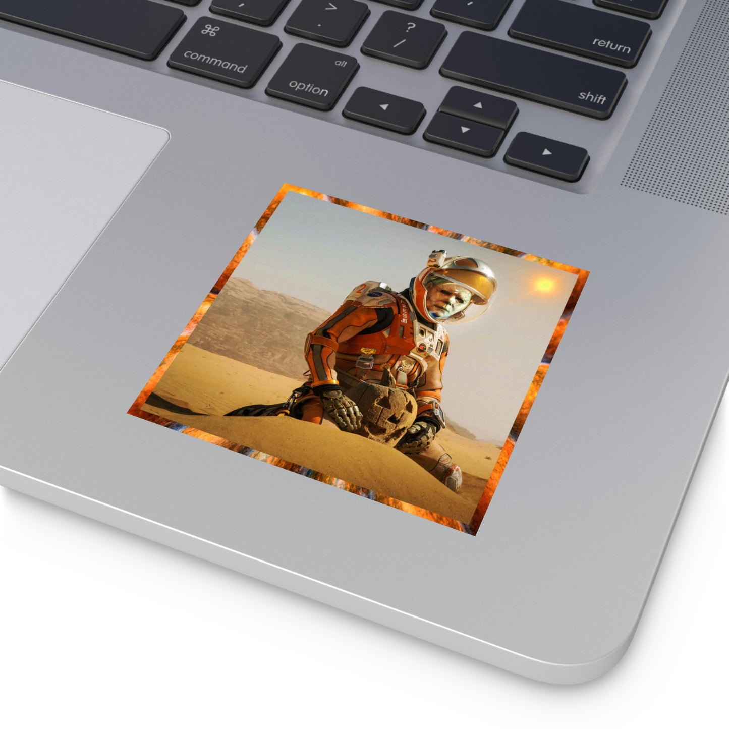 Michael Goes To Mars Sticker