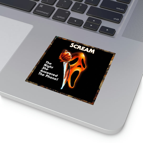 Halloween Scream Sticker