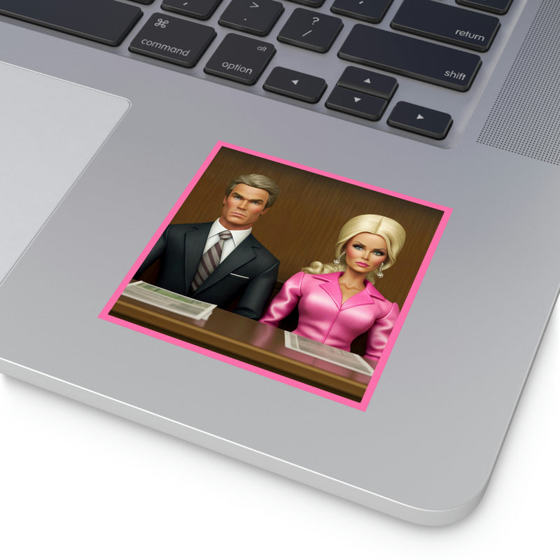 Divorce Court Barbie Sticker