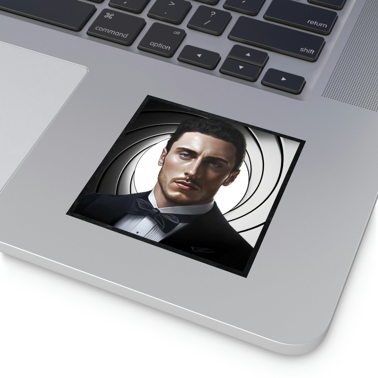 Aaron Taylor Johnson James Bond Sticker